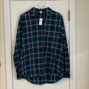 NWT - Old Navy Boyfriend Flannel, Loose Fit